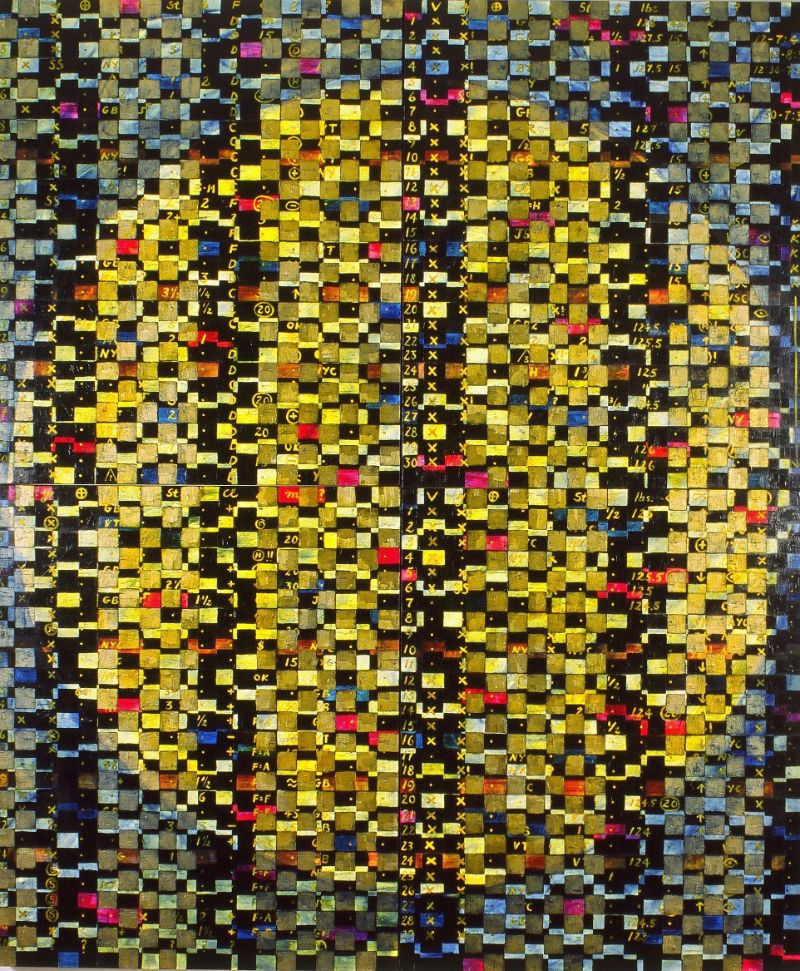 Carol Diehl_ Resolutions (Blue Quad) o-c, 120x96_2002